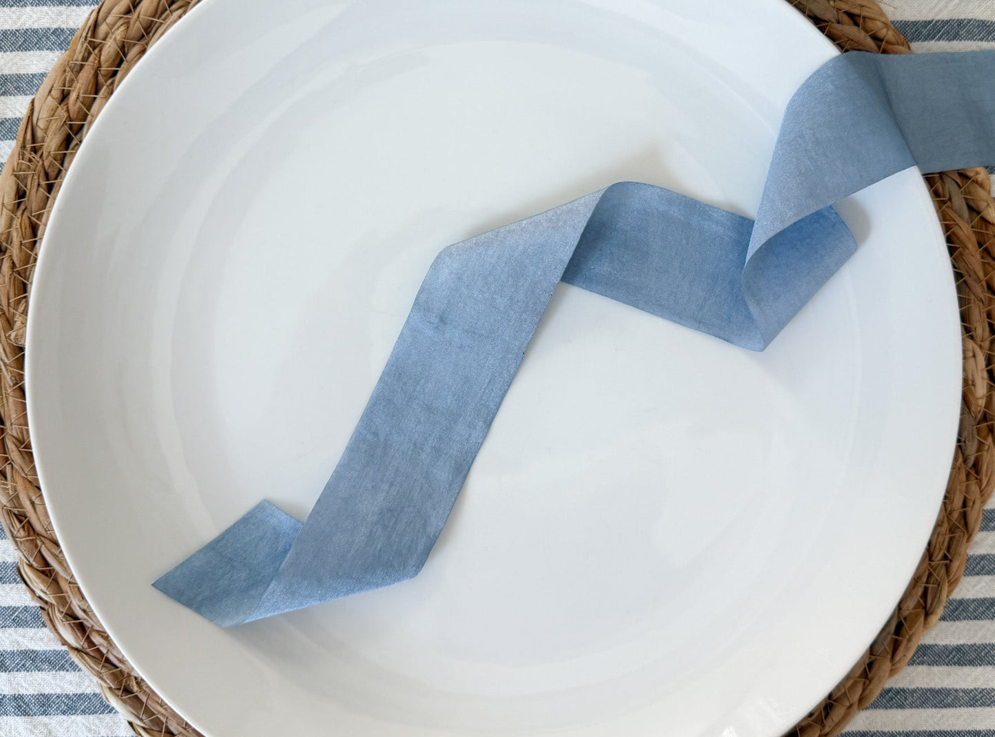 Slate Blue Ribbon
