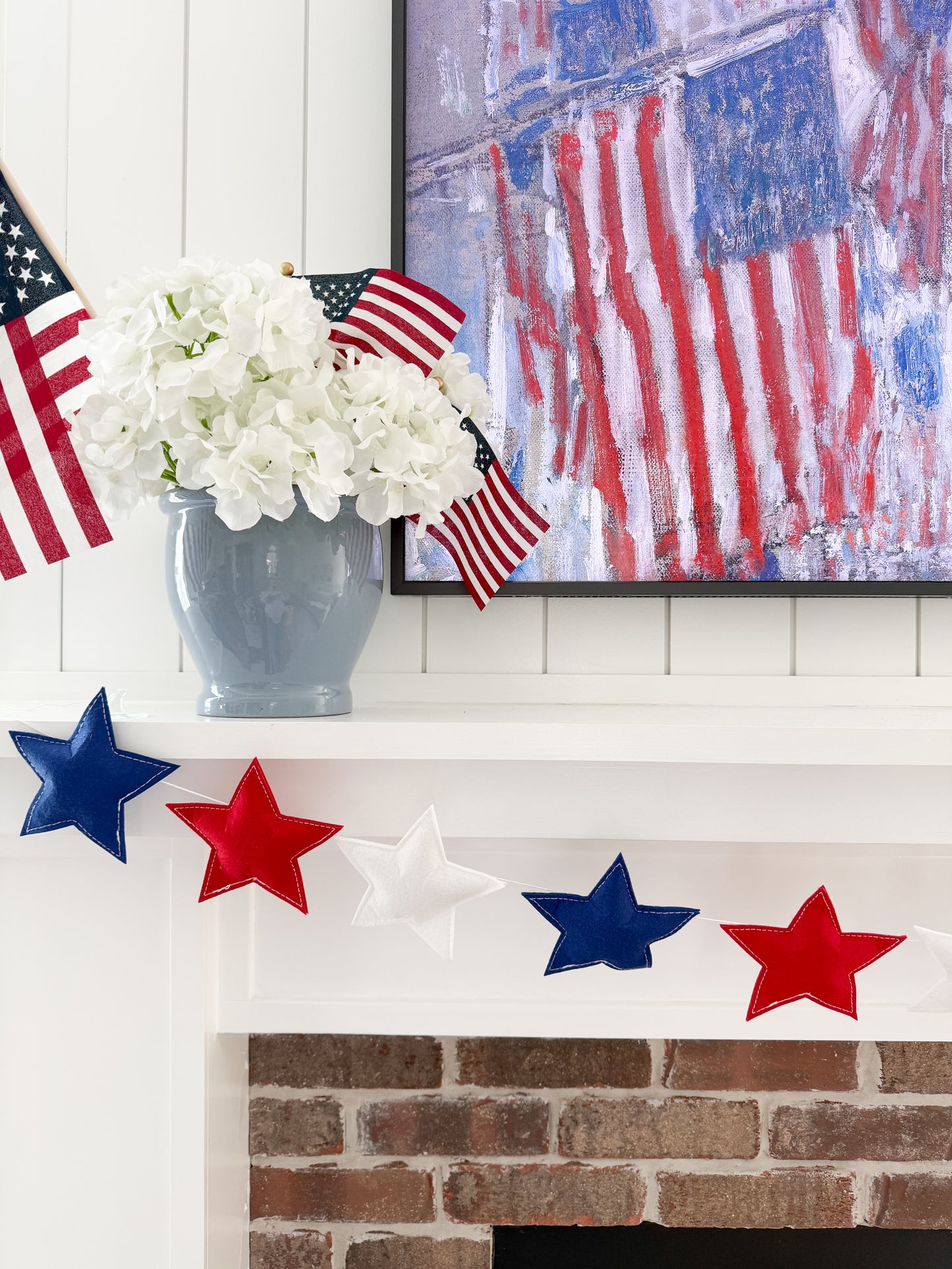 Puffy Felt Star Garland